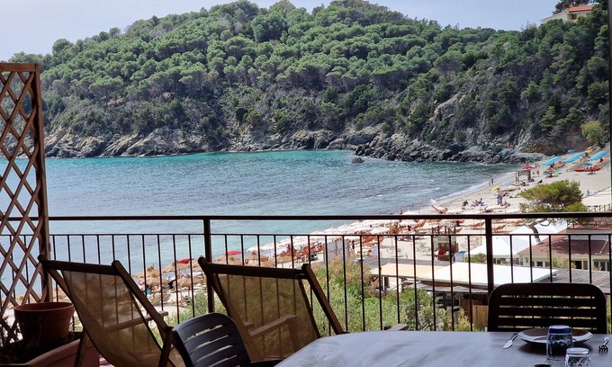 Fetovaia Apartamento | Balcony with sea view - Apartment Orchidea