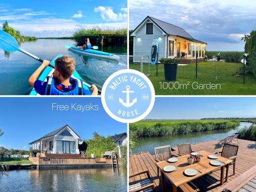 Swinoujscie Complejo | Baltic Waterfront Yacht House - PRIVATE Garden & Watersports Included
