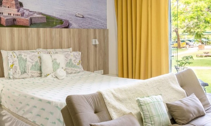 Pescaria Casa | Bangalô em Resort na Natureza com Vista Para a Praia!