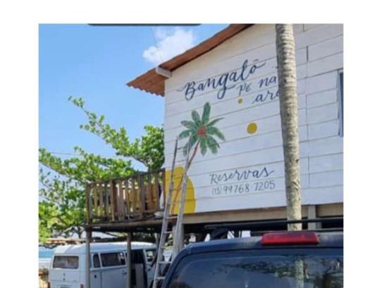 Vista Linda Cabina | Bangalô pé na areia! Bertioga.
