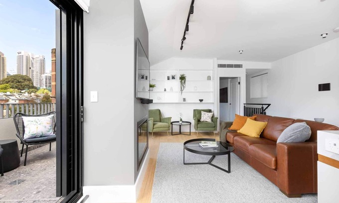 Millers Point Apartamento | Stylish 2 bed penthouse with Harbour Bridge View