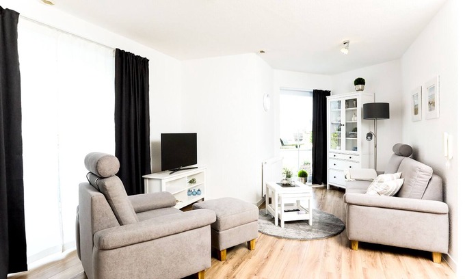 Bad Sassendorf Apartamento | Barrierefreie Komfort-ferienwohnung mit Hellem Wohnraum und Wlan