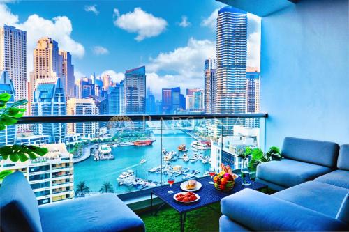 Dubai Marina Apartamento | Barsana - Premier 3Bed Suite - Marina & Sea Views