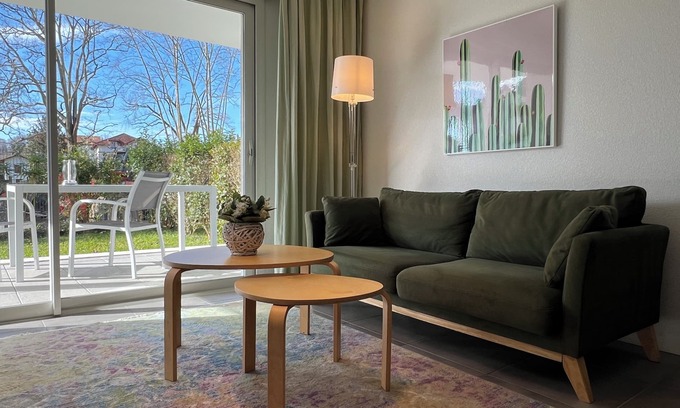 Cambo-les-Bains Apartamento | BaskoParadis I Apt Diseño I Cama160 I Tranquilo I Terraza Sur I Jardín I Céntral