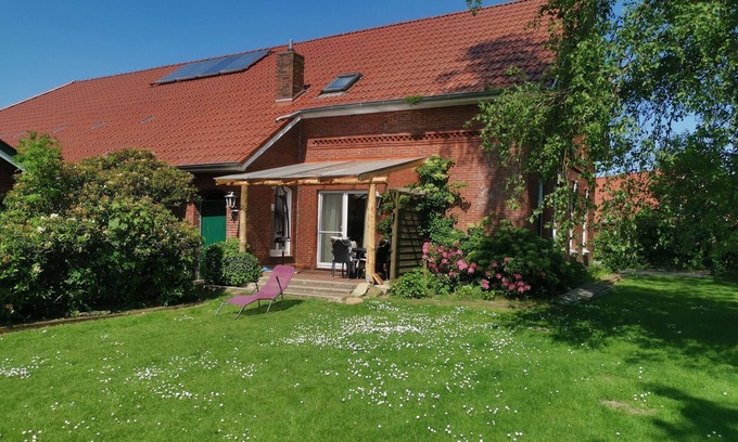 Detern Apartamento | Bauernhof Fewo 1 - Ferienhof Am Birkensee, 55125