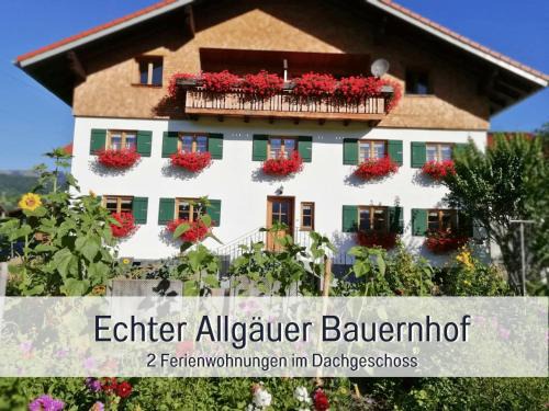 Ofterschwang Apartamento | Bauernhof Finkel - Ferienwohnung mit Balkon und viel Natur