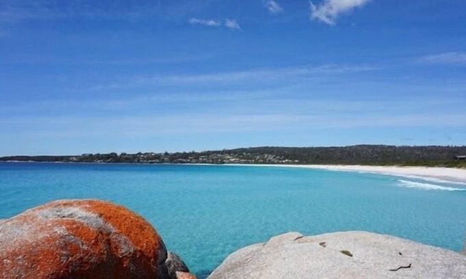 Binalong Bay Cabina | BAY fuegos de ECO HUT Binalong Bay