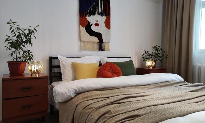 Almaty Apartamento | BAYHOUSE - Апартаменты в БОХО Жетысу