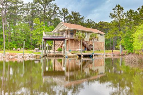 Bayou La Batre Casa | Bayou La Batre Stilted House on Snake Bayou!