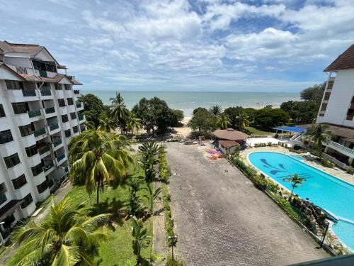 Si Rusa Apartamento | Bayu Beach Resort PortDickson Santai PD Homestay Penthouse Seaview