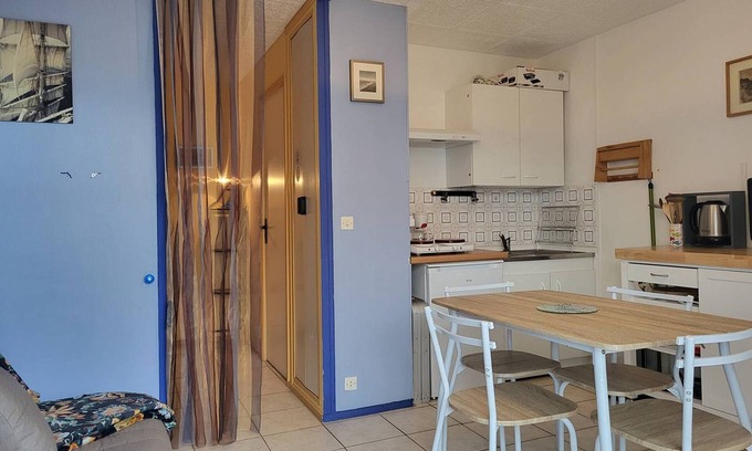 Merville-Franceville-Plage Apartamento | Estudio Merville-Franceville-Plage, estudio, 2 personas