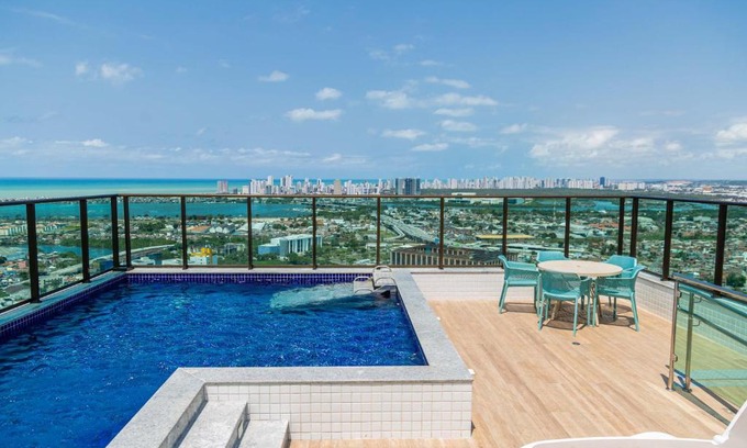 Ilha do Leite Apartamento | Beach Class, Ilha do Leite, Flat completo 1406