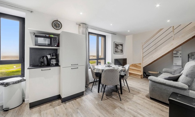 Saint-Benoit-des-Ondes Apartamento | Apartamento frente a la playa