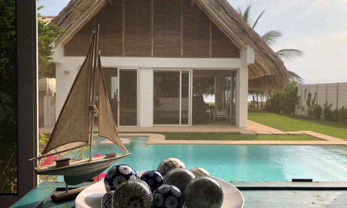 Acajutla Casa | Frente a la playa - Costa Azul - Rancho Los 4 Chufles