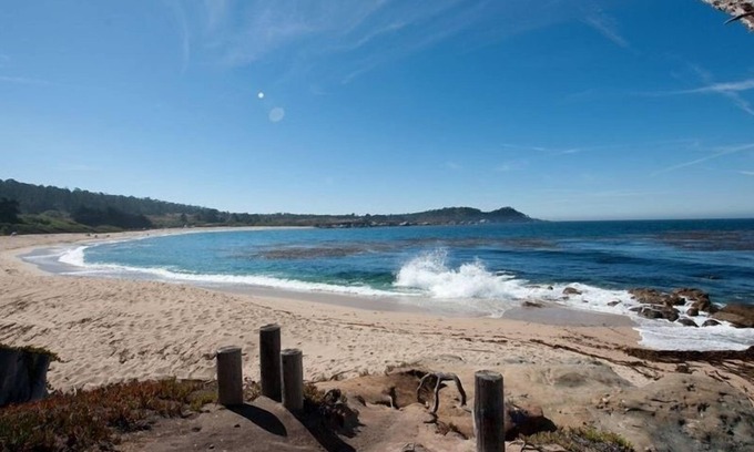 Carmel Cabaña | Cabañas frente a la playa con impresionantes vistas Abalone Cottage