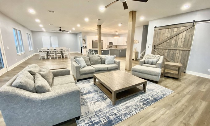 Freeport Casa | Beach Front Home - Big Enough for the Everyone - Game Room. Theater Room