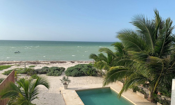 San Benito Apartamento | Beach front property at the Emerald Coast of the Yucatan Peninsula.