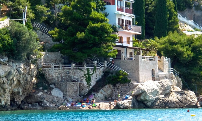 Pisak Apartamento | Beach House Villa Antares, apt. A4 ground floor terrace