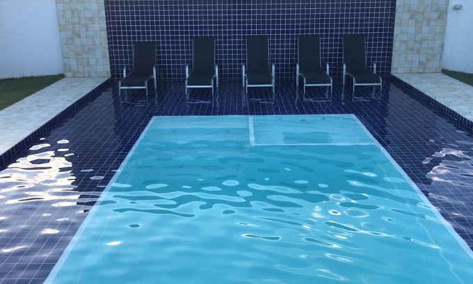 Sao Vicente de Paula Casa | Casa de Playa con piscina climatizada, baño de hidromasaje y área gourmet