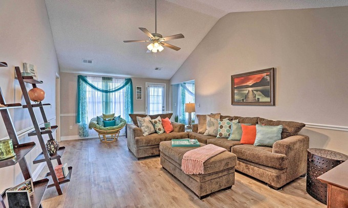 North Charleston Casa | ¡NUEVO! Retiro con temática de playa 10 millas a Dwtn Charleston
