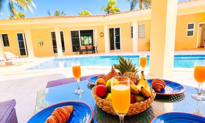 Punta Cana Villa | Beach Villa Royal with Jacuzzi, Pool, BBQ and Maid