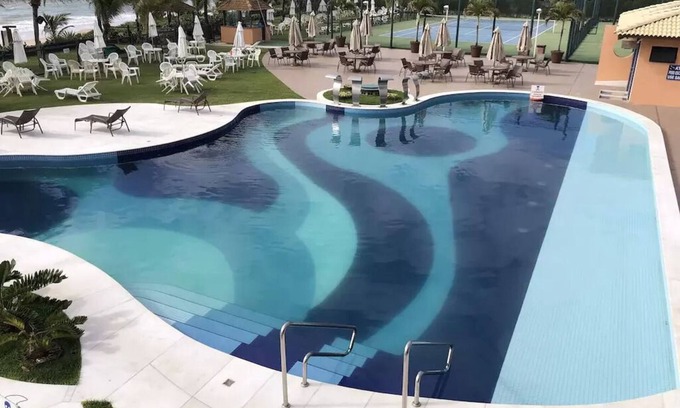Centro Apartamento | 03 DORMITORIOS FRENTE AL MAR CON PISCINA - GENIPABU-GUARAJUBA