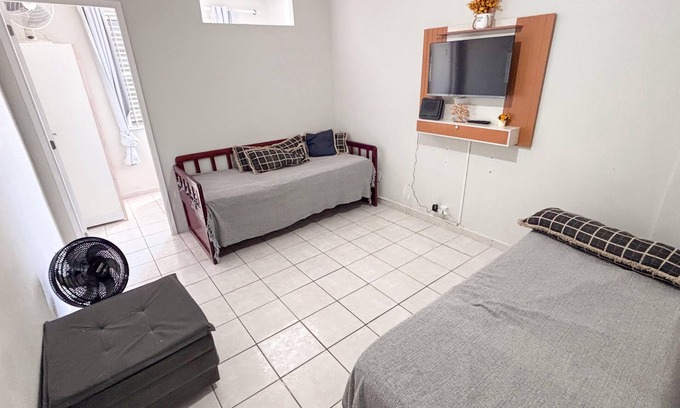Praia Grande Apartamento | Beachfront Apartment 2 Ocian Praia Grande