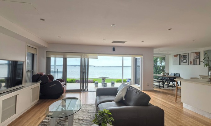 Taren Point Casa | Beachfront Bliss: 4BR Villa Direct Beach Access