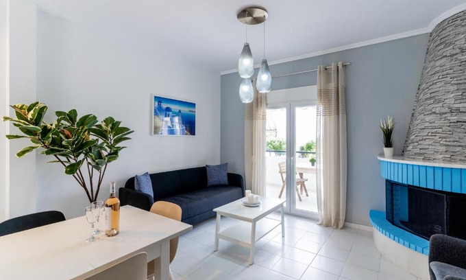 Nea Skioni Casa | Beachfront Bliss by halu! Spacious vacation house