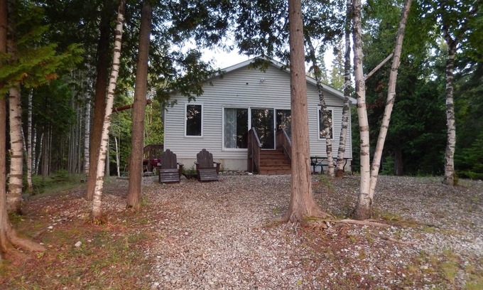 Bois Blanc Island Casa | Casa frente a la playa en el lago Huron en Estrecho de Mackinac