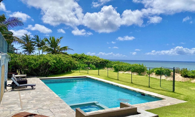 Pupukea Casa | Casa frente al mar con piscina frente al mar cerca de Sunset Beach. Estancia mínima de 30 días.