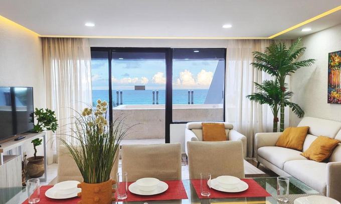 Zona Hotelera Apartamento | Beachfront Getaway Condo