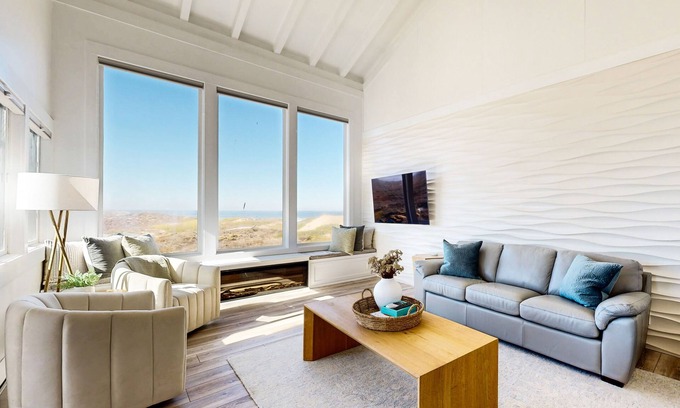 Castroville Casa | Beachfront home with heated pool, hot tub, sports courts, amazing views, & WFH