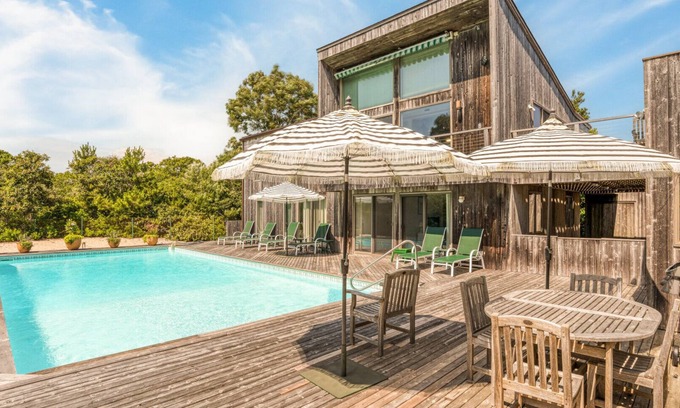 Beach Hampton Casa | NUEVA LISTA: casa costera decorada con buen gusto junto al mar con piscina climatizada de agua dulce