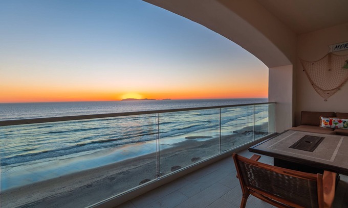 Rosarito Condominio | Beachfront Luxury Condo, 3 Bedroom, Balcony, Beach access