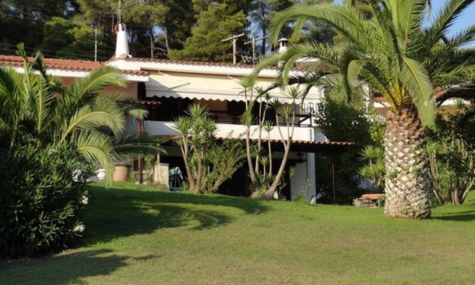 Siviri Casa | Villa Oasis frente al mar en Elani Halkidiki a 100 metros del mar