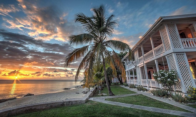 Frederiksted Condominio | Beachfront Pink Condo #8