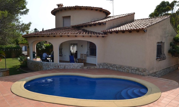 Les Deveses Villa | Beachfront Villa in Sand Beach in Dénia with Private Pool