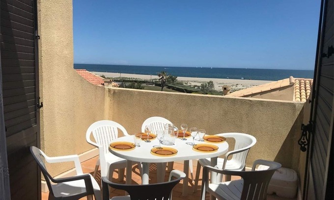 Port Leucate Villa | Casa T2 frente al mar con terraza, aparcamiento privado y acceso directo a playa - Port Leucate
