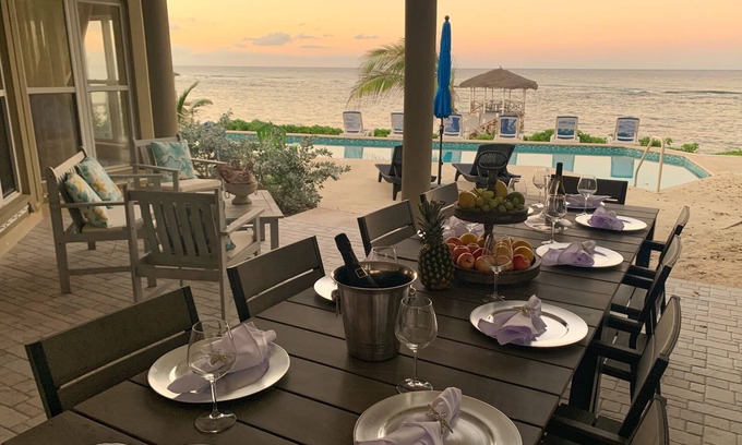 North Side Casa | WINDSONG - Frente a la playa con muelle privado y piscina de 50 pies
