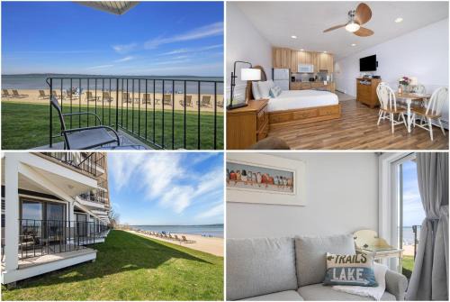 Traverse City Casa | Beachfront Walkout Condo Pointes North Resort 2874
