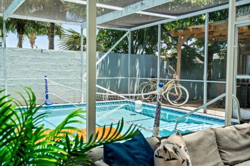 Lantana Casa | Beachside Escape Poolhouse w Game Room, Grill