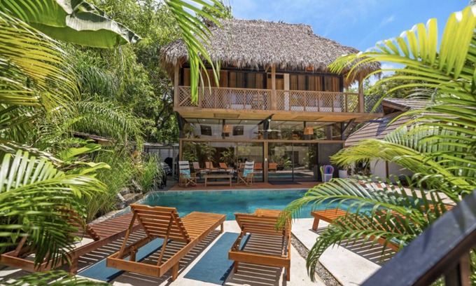 Playa Avellanas Casa | Beachside Property, Pool, Sleeps 28, Surfers Dream, 100 steps to the Beach.