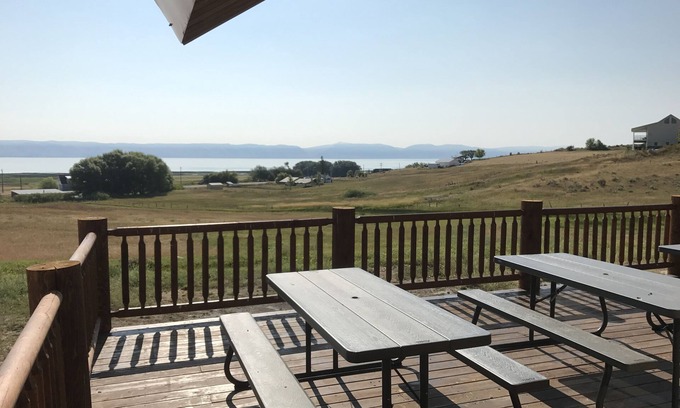 St. Charles Cabina | Bear Lake Lodge-Full Log Cabin con magníficas vistas del lago Bear