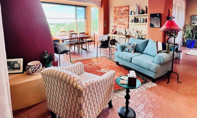Eldorado at Santa Fe Casa | Beat the Heat! Spacious home on 2 acres. 3 bed and 3+ bathrooms. Grand piano