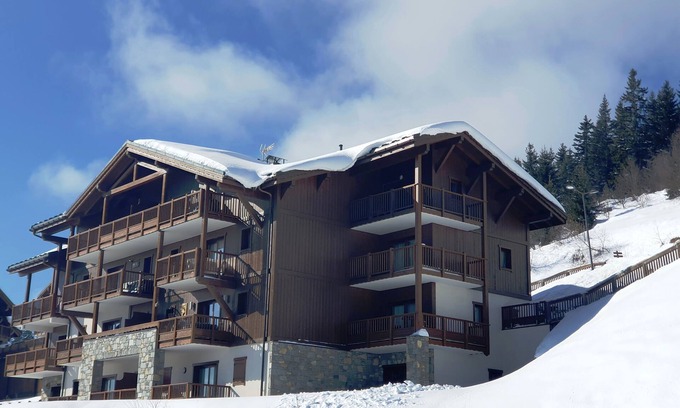 Bisanne 1500 Apartamento | Beau 2 Pièces Avec Piscine et Accès Direct aux Pistes Les Saisies Bisanne 1500