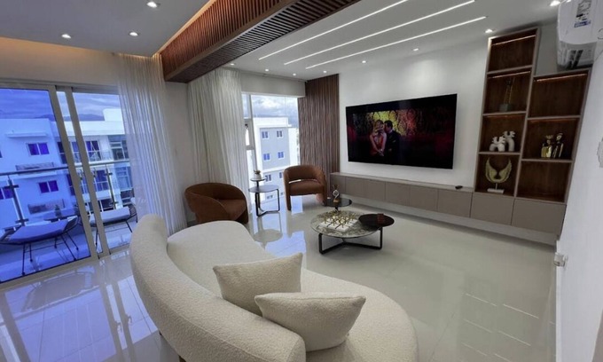 Cerro Alto Condominio | Beautiful luxurious apart with mountain view 3-bedroom condo in awesome STI, RD