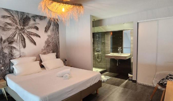 Marigot Apartamento | Beau duplex vue mer avec piscine et accès plage