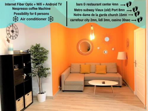 Saint-Victor Apartamento | BEAU T3 NEUF PROCHE VIEUX-PORT A LA PLACE CORDERIE