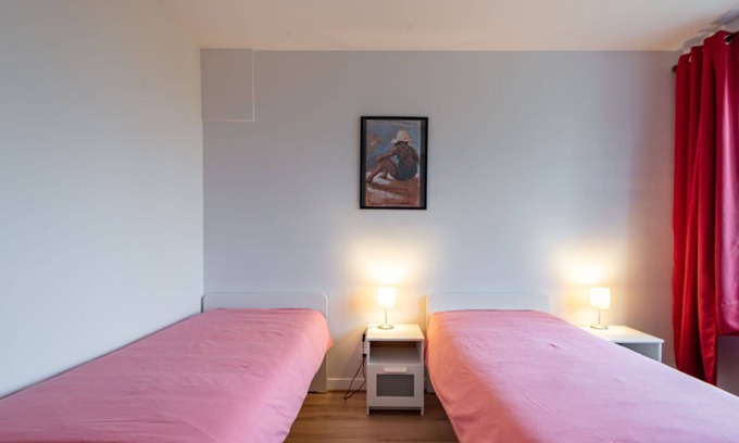 Englesqueville-la-Percee Casa | Maravillosa casa de vacaciones privada para 5 personas con TV y aparcamiento